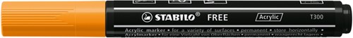 Acrylmarker STABILO  Free Acrylic T300 oranje-2
