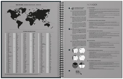 Spiraalblok Oxford International Notebook A4+ lijn petrol blauw-4