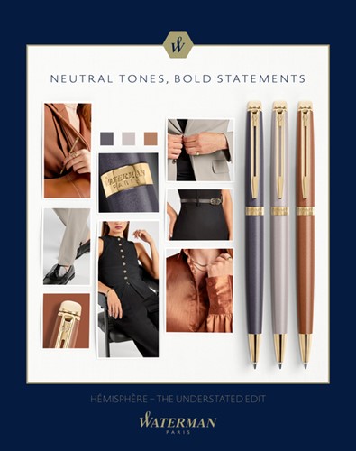 Vulpen Waterman Hémisphère Fashion Colors metallic grey GT fijn-3
