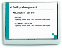 Deurbordje Durable Click sign A5 liggend wit-2