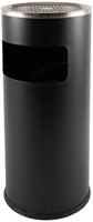 Afvalbak met asbak BRASQ 11 liter AT500 zwart