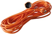Verlengkabel BRASQ 20m oranje