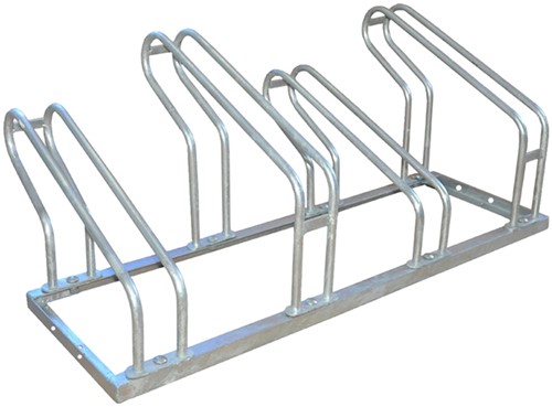 Fietsenrek BRASQ  4 fietsen BS400 zilver