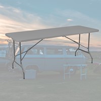 Vouwtafel BRASQ 180x70x74cm FT180 grijs-5