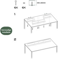 Kabelgoot BRASQ verstelbaar 75-150cm CT100 zilver-3