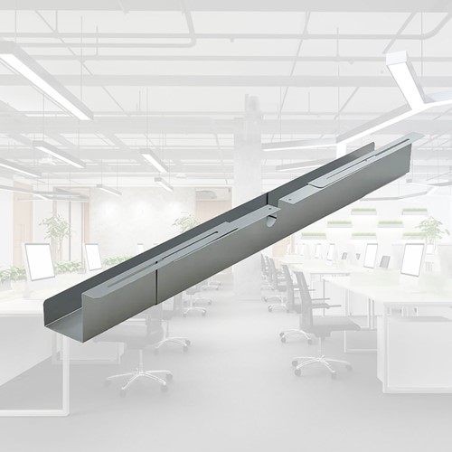 Kabelgoot BRASQ verstelbaar 75-150cm CT100 zilver-4