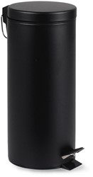 Pedaalemmer BRASQ 30 liter zwart