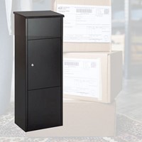 Pakketbrievenbus BRASQ 105x38x24cm PB400 Zwart-1