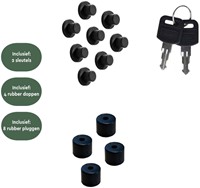 Pakketbrievenbus BRASQ 105x38x24cm PB400 Zwart-5
