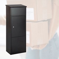 Pakketbrievenbus BRASQ 105x38x24cm PB400 Zwart-6