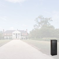 Pakketbrievenbus BRASQ 105x38x24cm PB400 Zwart-7