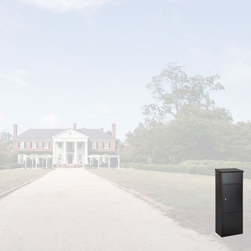 Pakketbrievenbus BRASQ 105x38x24cm PB400 Zwart-7