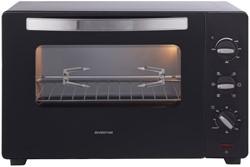 Heteluchtoven Inventum vrijstaand 45 liter zwart