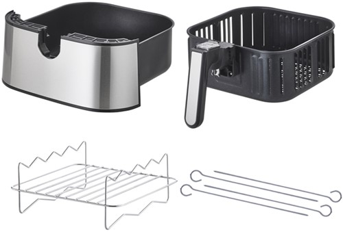 Airfryer Inventum 5 liter zwart/RVS-2