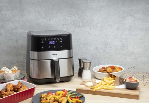 Airfryer Inventum 5 liter zwart/RVS-3