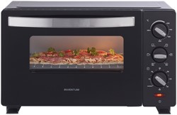 Heteluchtoven Inventum vrijstaand 20 liter zwart