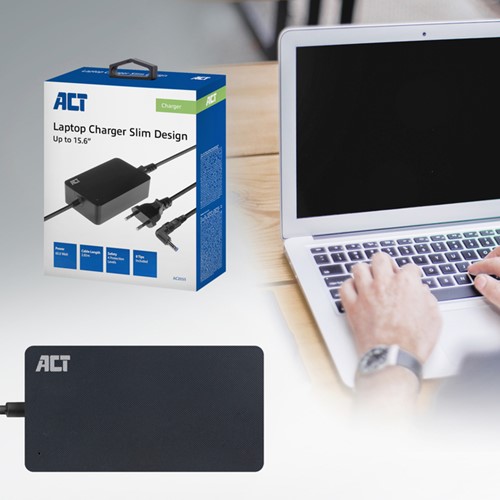 Laptop Oplader ACT Compact universeel 65W-2