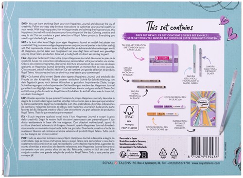 Happiness Journal Set Royal Talens 8-delig-3