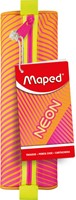 Etui Maped Neon rond oranje-roze-2