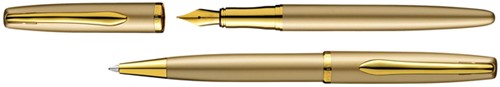 Schrijfset Pelikan Jazz Noble Elegance K36+P36 medium gold-1