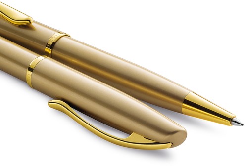 Schrijfset Pelikan Jazz Noble Elegance K36+P36 medium gold-4