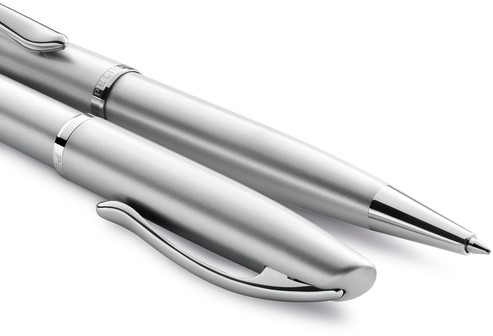 Schrijfset Pelikan Jazz Noble Elegance K36+P36 medium silver-4