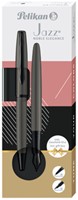 Schrijfset Pelikan Jazz Noble Elegance K36+P36 metaal stone