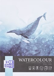 Aquarelblok Oxford Watercolour A4 20 vel 300 gram gelijmd