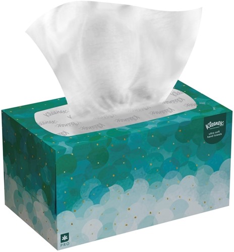 Handdoek Kleenex Ultra Pop-up Box 1-laags 226x254mm 70 vel wit 6088-1