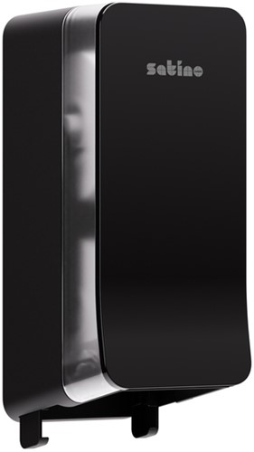 Toiletpapierdispenser Satino JT3 Hyginity systeemrol duo zwart 333423