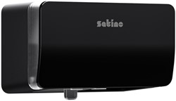 Toiletpapierdispenser Satino MT1 Hyginity duo zwart 333427