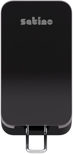 Zeepdispenser Satino SF2 Hyginity Clean&Care 500ml zwart 333431-2