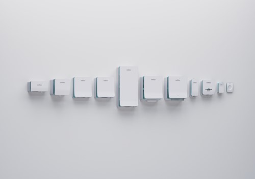 Toiletpapierdispenser Satino JT3 Hyginity systeemrol duo wit 333422-2