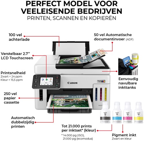 Multifunctional inktjet printer Canon MAXIFY GX6150-6