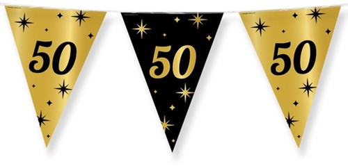 Classy Party flags foil 50