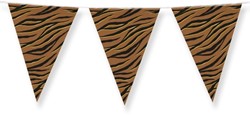 Party Flags foil Tiger Safari
