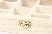 Doos Creativ Company 15.5x20.5x3.5cm hout met glazen deksel-1