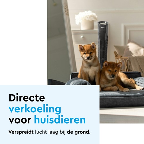 Torenventilator BRASQ F500 H79cm zwart-2