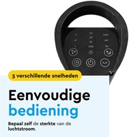 Torenventilator BRASQ F500 H79cm zwart-3