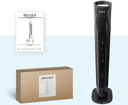 Torenventilator BRASQ F500 H79cm zwart-6