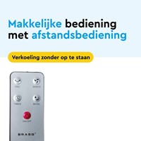 Torenventilator BRASQ F500 H79cm zwart-9