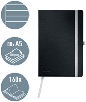 Notitieboek Leitz Style A5 lijn 160 pagina's 100gr zwart-2