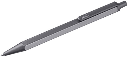 Balpen Rhodia scRipt medium titanium