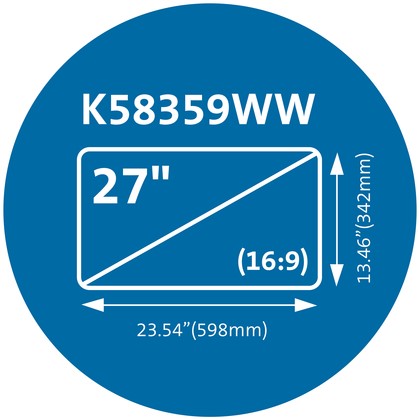 Privacyfilter Kensington MagPro monitor 27 inch 16:9-2