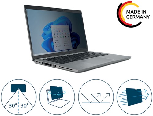 Privacyfilter Kensington laptop 2-weg 14 inch breed 16:9-6