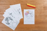 Kleurboek Clairefontaine Odelia A4 Vrouwen-9