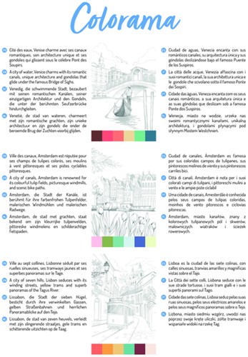 Kleurboek Clairefontaine Odelia A4 Steden-2