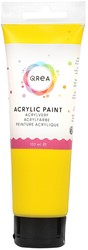 Acrylverf Qrea 120 ml primair geel