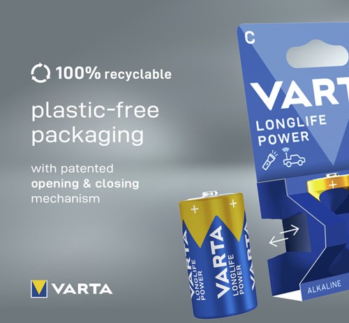 Batterij Varta Longlife Power 2x C-2
