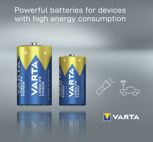 Batterij Varta Longlife Power 2x C-3
